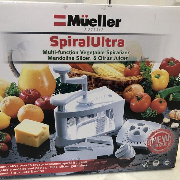 Spiral-Ultra 4-Blade Spiralizer, 8 in 1 Spiral Slicer, Citrus Juicer Kitchen new