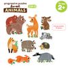 Progressive Puzzles Forest Animals 2+ Toddler Puzzle