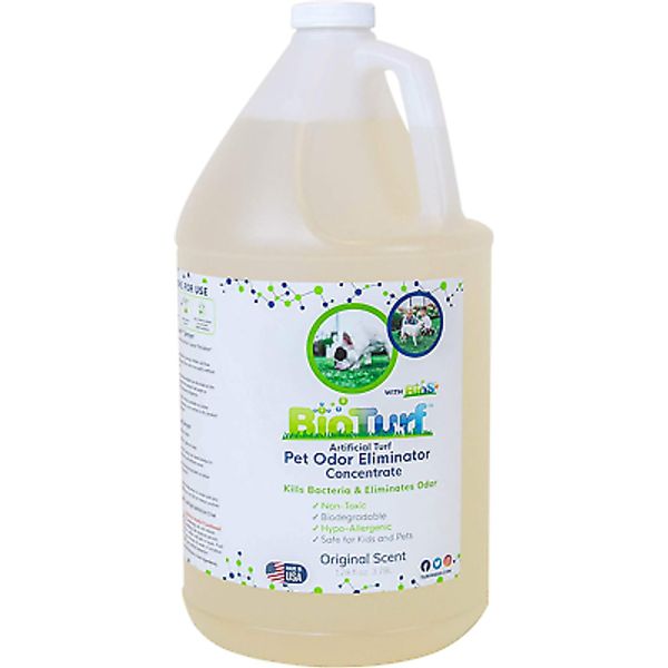 Bioturf Bios+ Artificial Turf Pet Odor Eliminator Concentrate; Organic, Non-Toxi