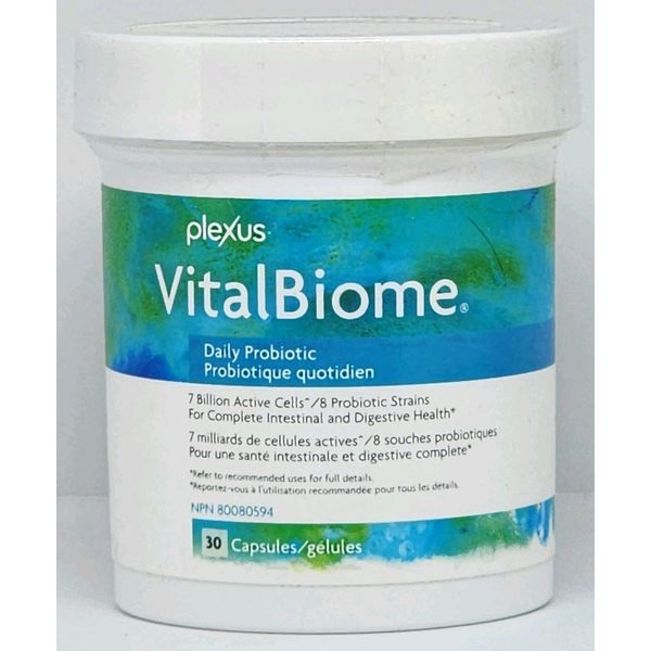 Plexus VitalBiome Probiotic Gut Microbiome Support New Sealed 30 Capsules