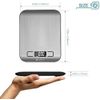 Digital Kitchen Scale, Grams and Ounces for Cooking, Baking, Meal Prep, Stainles