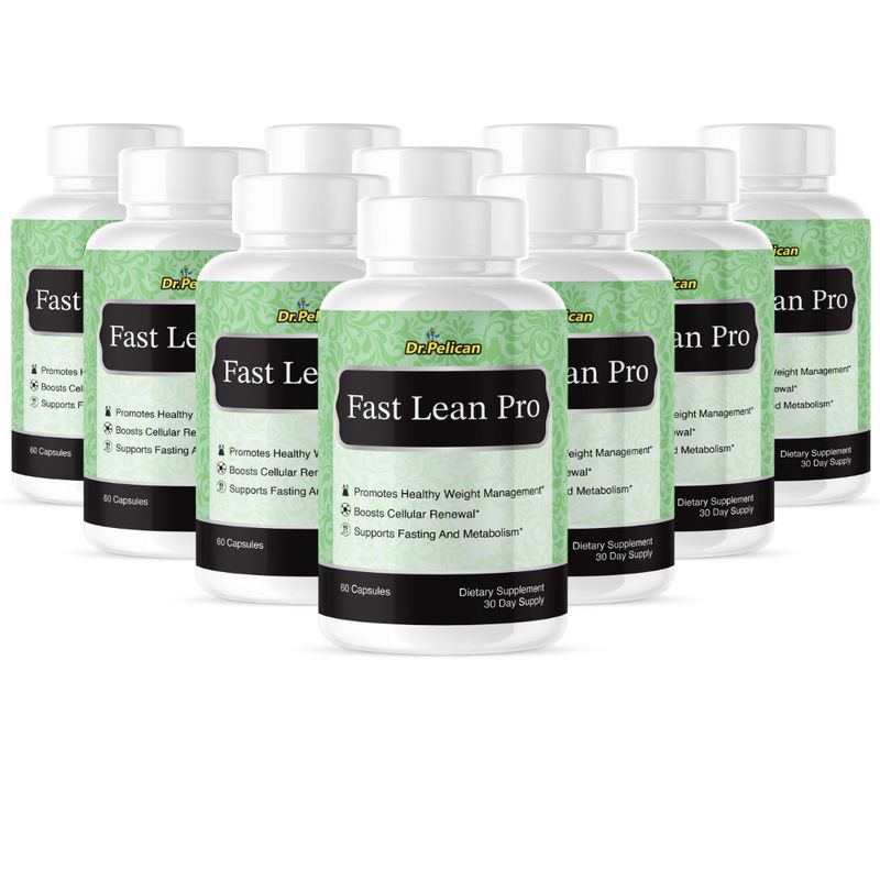 Fast Lean Pro-Digestive & Weight Support- 10 Bottles- 600 Capsules ...