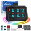 6 Gang RGB Switch Panel On/Off Toggle LED Light Circuit Relay System Box Kit 12V