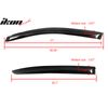Fits 08-14 Dodge Avenger Acrylic Window Visors Sun Rain Guards Deflector 4Pc Set