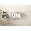 Chrome Plated Brass Refridgerator Hinges (UX3-2/JSF6) 1 Pair 442-1 Smooth Door