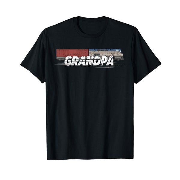 RC Model Train Shirt Grandpa Train Boxcar HO Scale T-Shirt