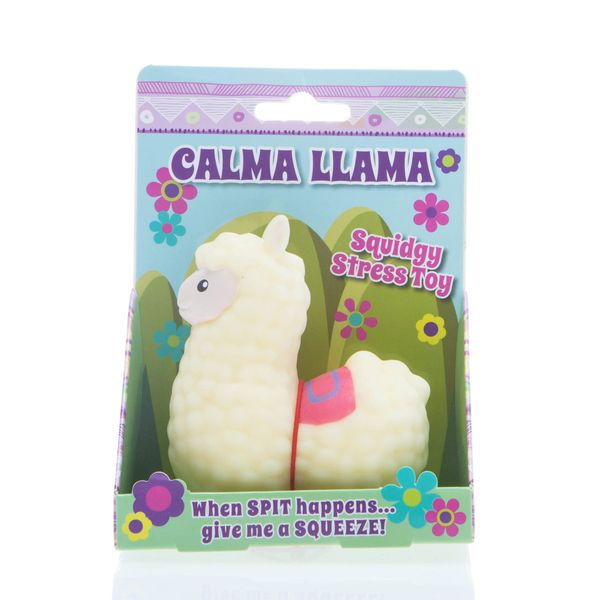 Boxer Gifts Calma Llama Stress Toy - Squishy Fidget Toys & Stress Balls For Adults - Helps With Anxiety Relief - Office Desk Toy Fun Stocking Filler Gifts For Women - Colleagues Secret Santa Gift