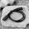 ECSiNG USB Adapter Connects Headset to PC Compatible with Plantronics Quick Disconnect QD Wired Headset