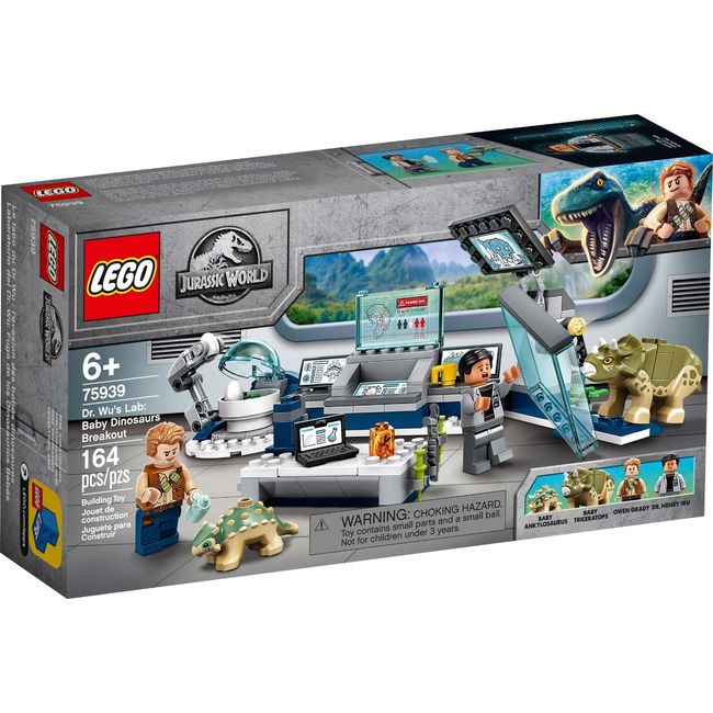 LEGO Jurassic World Dr. Woo Laboratory: Baby Dinosaur Escape 75939