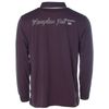 Kitaro Mens Polo Sweatshirt Long Sleeve Pullover Sizes Cotton, Plum1