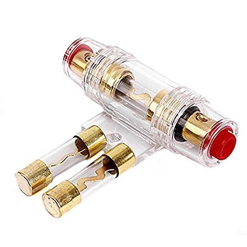 American Terminal 80 Amp Inline AGU Fuse Holder & Fuse Fits 4 8 10 Gauge Wire
