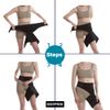 Thigh support belt, adjustable crotch wrap