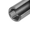 sourcing map 100mm Long 13mm Hex Nut Socket Slotted Extension Driver Bit Adapter 1/4" Hex Shank Cr- V