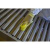Vikan 38906 Brush,Scrub,Stiff,8",PP/PBT,Yellow