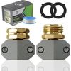 ✅Tech Garden Hose Repair Kit Solid Male & Female End Replacement Set 3/4''1 Pack