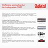 Gabriel 142973 Strut and Shock Hardware (1 Pack)