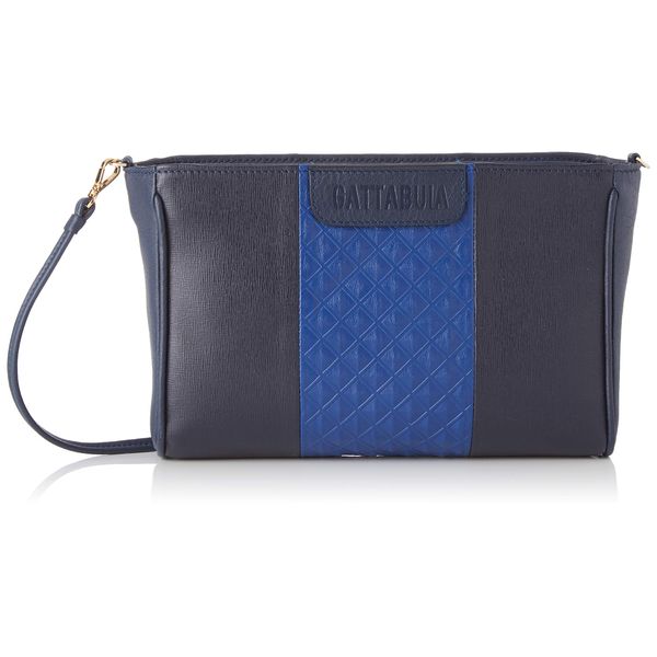 Gattabuia Women's Samara Messenger Bag, Multicolor (Night/Electric Blue), 25x16x6,5 Centimeters (W x H x L)