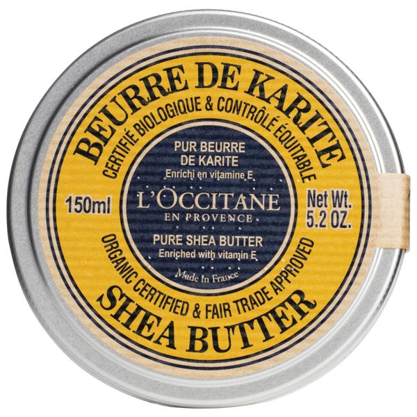 L'Occitane Pure Shea Butter: Organic Shea Butter, Nourish Dry Skin & Hair, With Vitamin E, Multitasking Beauty Balm, Protects From Dryness, Softening