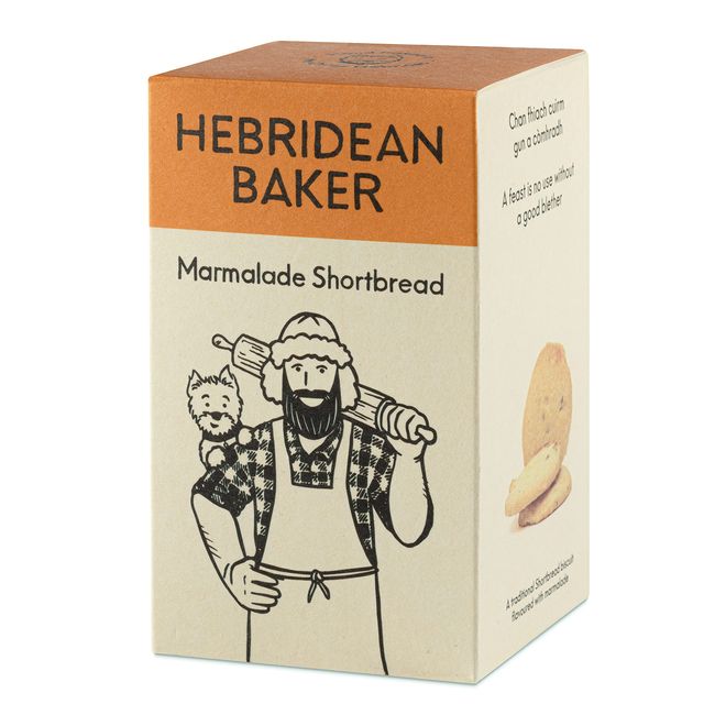 Hebridean Baker - Marmalade Shortbread 150g