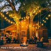 100FT Outdoor String Lights for Patio Waterproof Connectable ST38 LED Light Stri