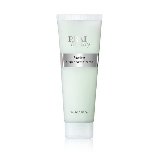 PRAI Beauty Ageless Upper Arm Crème 110ml - Skin Toning & Firming Lotion, Arm Shaper Moisturiser Cream Contour Anti-Wrinkle Skincare Treatment - Sculpting, Tightening, & Moisturising