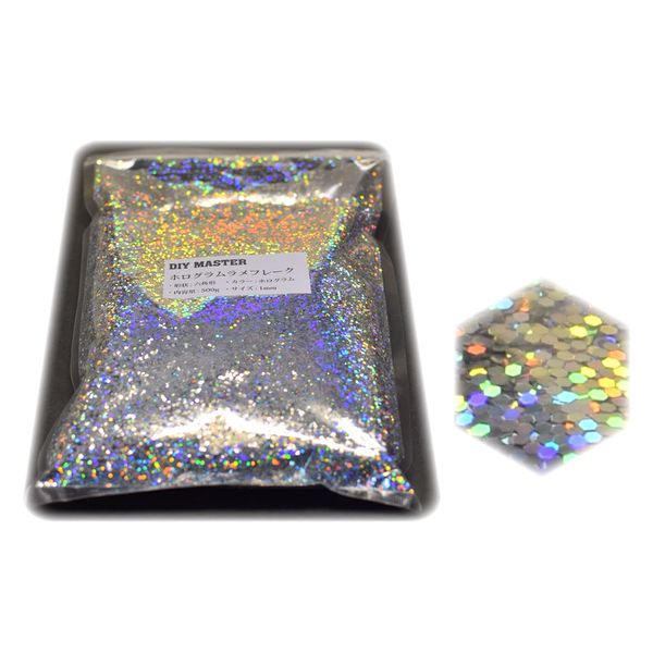 DIY MASTER Hologram Glitter Flake 1mm 500g