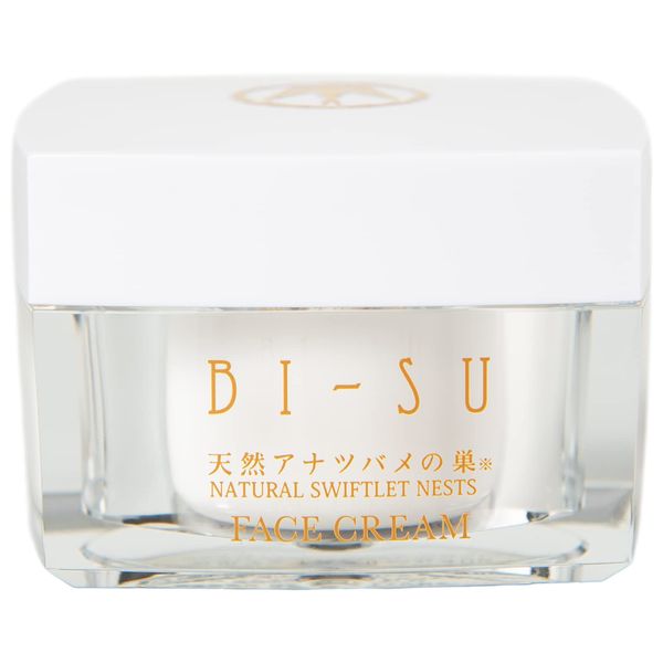 BI-SU Swallow Nest Face Cream, Collagen, Vitamin E, Skin Care, Moisturizing, Non-Clingy, Rough Skin, Dry, Mother's Day, Gift, 1.4 oz (40 g) per Piece