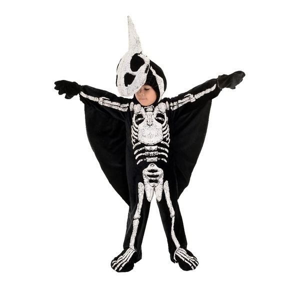 Fossil Dinosaur Costume - X-Large Black/White