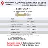 HOPEFORTH Pads Arm Forearm Elbow Sleeve Compression Protective Support Single