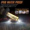 7" inch Sealed Beam Headlight Conversion High/Low Beam Chrome + 100W H4 LED