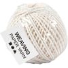 Paper Yarn, thickness 2,5-3 mm, white, 150 g