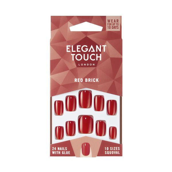 Elegant Touch Core Colour Nails Red Brick