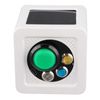 4 Sided Cube Timer, 1.4 Inch HD Display Seconds Countdown Timer Adjust Brightness for Poker Shot Clock Workout Timer and Game Timer for Time Management, Meeting, Office, Study (White)