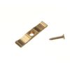 TURN BUTTON GRANNY CATCH SHED LATCH 38MM SOLID BRASS + SCREWS ( pack of 2 )