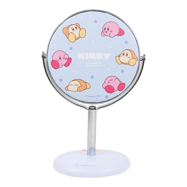 Tees Factory Kirby Star Standing Round Mini Mirror, Relaxing Time H5.7 x W3.6 x D2.8 inches (145 x 92 x 72 mm) HK-5537731NT