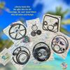 FITS 65374 FOR JACUZZI® RMST-24, ST27, ST33 SAND FILTER + LUBE