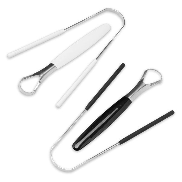 K-Pro Tongue Scrapers - Medical Grade Stainless Steel Oral Hygiene Instruments