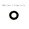 High Precision 1 Micron SEC Size Estimation Chart Transparency Defect Diameter Area Measure 1/5/10 Pieces Pack (1, 3)