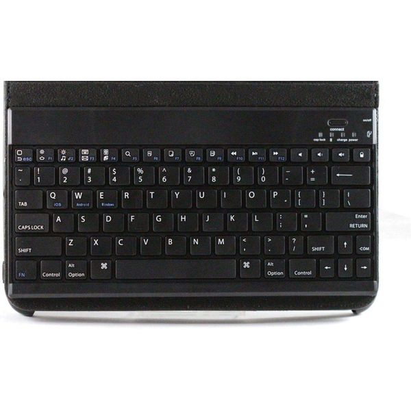 Navitech Black Keyboard Case - Compatible with The Wallmart Onn 7" Tablet