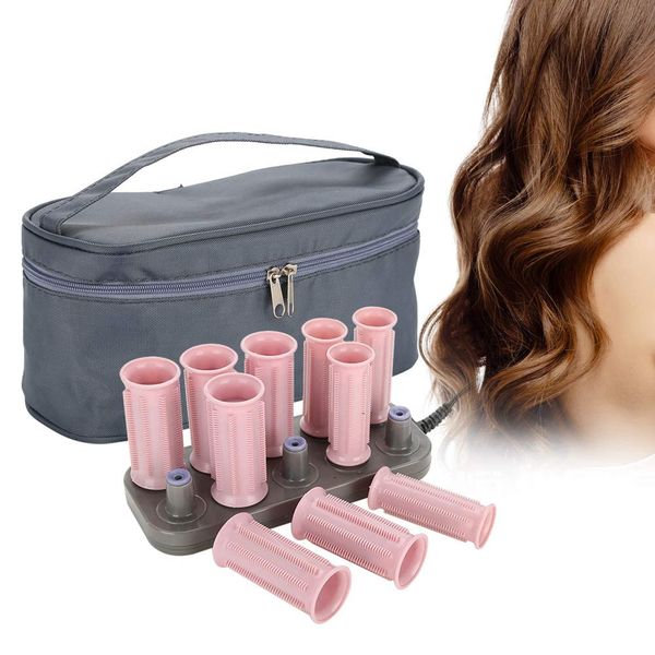 Instant Hot Compact Heat Roller with Ceramic Technology; 10PCS Professional Electric Heating Hot Curling Iron Curling Barrel Hair Styling Tool For All Hair Lengths(Basic)