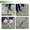 40Professional Stainless Steel Soil Sampler Probe With Ejector Foot Pedal Reusab