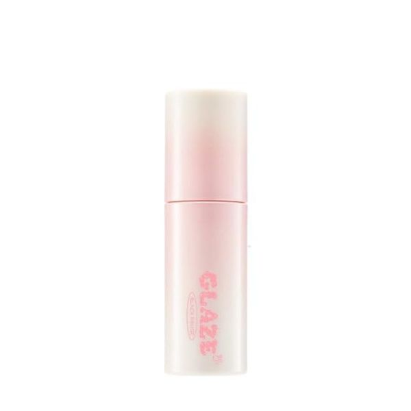 BLACK ROUGE Chewy Lip Glaze, High Shine Lip Gloss, Korean Beauty (GZ01 Peach Blossom, 3.5 grams)