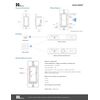 MW Connect PSC-DM-WS-200-BLE-CB: Casambi Mesh 2-Button Wireless Wall Switch