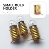 20Pcs E10 Mini Led Bulb Socket Screw Base Holder for Diy Lighting, Physics Circuit Experiments, Home Use - Compact Copper Design, Easy Installation