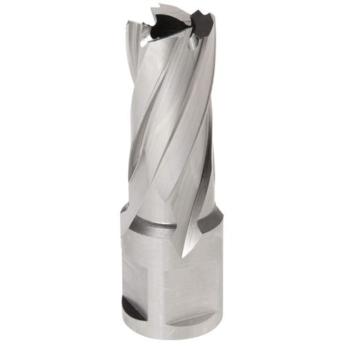 Hougen 12120 5/8 Inch Diameter x 1 Inch Depth of Cut 12,000 Series High Speed Steel Annular Cutter 3/4 Inch Weldon Shank for Magnetic Drills