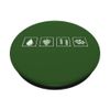 Hops, Water, Barley, Yeast = Beer, Brewmaster PopSockets with Interchangeable PopGrip