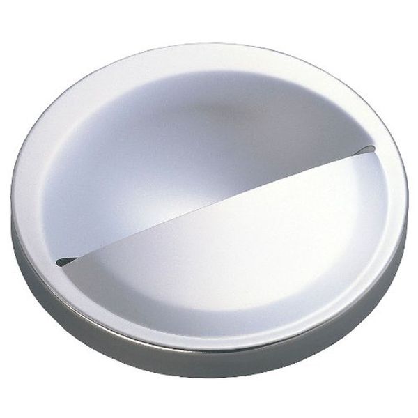 Belca SP-207T Stainless Steel Drain Plate for Sinks, Drain Lid, Half-Circle Design, for Drains Diameter 5.7 inches (14.5 cm), Measures Diameter 5.6 inches x Height 1.1 inches (14.3 x 2.8 cm), Made in Japan