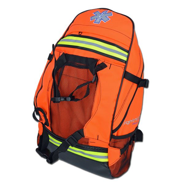 Lightning X EMS Special Events First Aid EMT First Responder Trauma Backpack BLS Bag - Florescent Orange