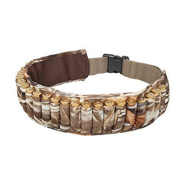 Allen Company Waterfowl Camo Shotgun Shell Belt, Holds 25 Shells 2525 Realtree Max-4 Camo Up to 58"