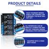 Innfeeltech 1pcs DC 24V Relay Module 4 Channel Relay with Optocoupler High or Low Level Trigger Expansion Board